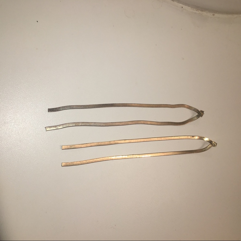 gold dangly earrings